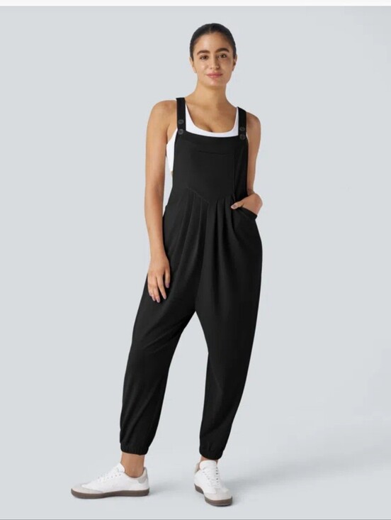 HALARA Pants - HALARA Black Overalls Jumpsuit
